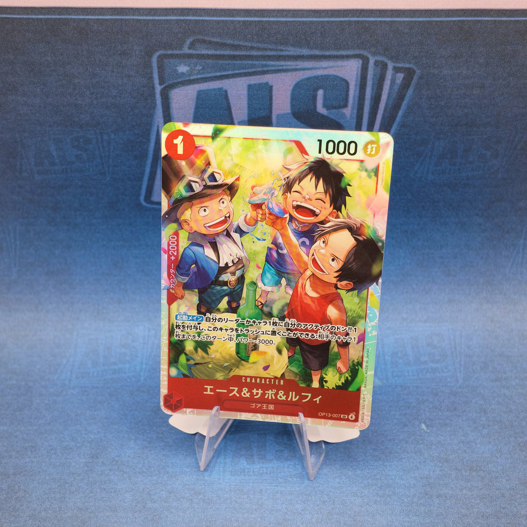 One Piece Card Game Ace & Sabo & Luffy OP13-007 – Japanese