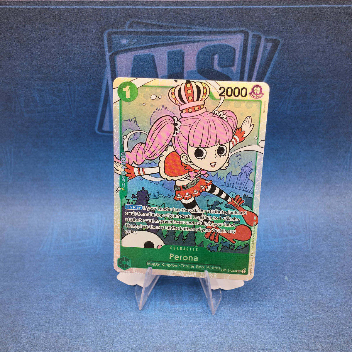 One Piece Card Game Perona OP12-034 SP – English