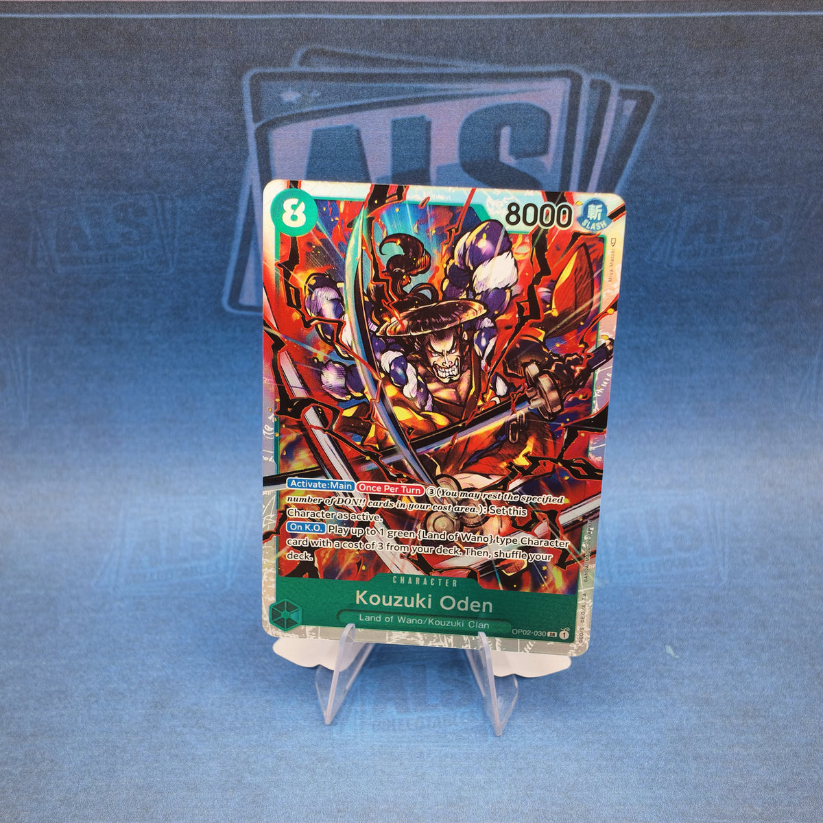 One Piece Card Game Kouzuki Oden OP02-030 SP – English